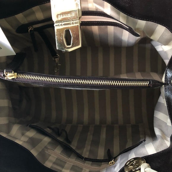 Brahmin Elisa Pecan Azuma Purse with Strap FINAL - Picture 6 of 8